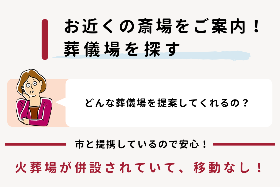 葬儀場を探す